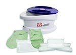 WaxWel Paraffin Bath - Standard Unit Includes: 100 Liners, 1 Mitt, 1 Bootie and 6 lb Unscented Paraffin