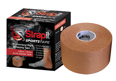 Strapit Combo Pack, Professional Strapping Tape - Tan/White, 1 pack
