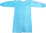 Level 2 Hopsital Gown, SMS fabric, blue, one size fits all